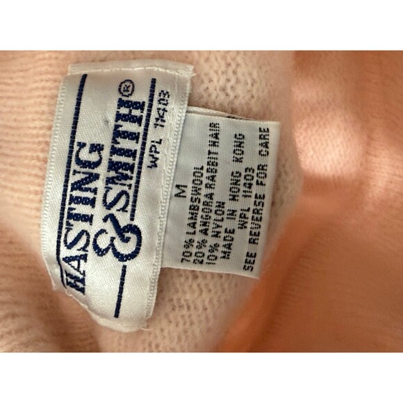 Vintage 80s Hasting & Smith Lambswool and Angora Sweater - Picture 5 of 6